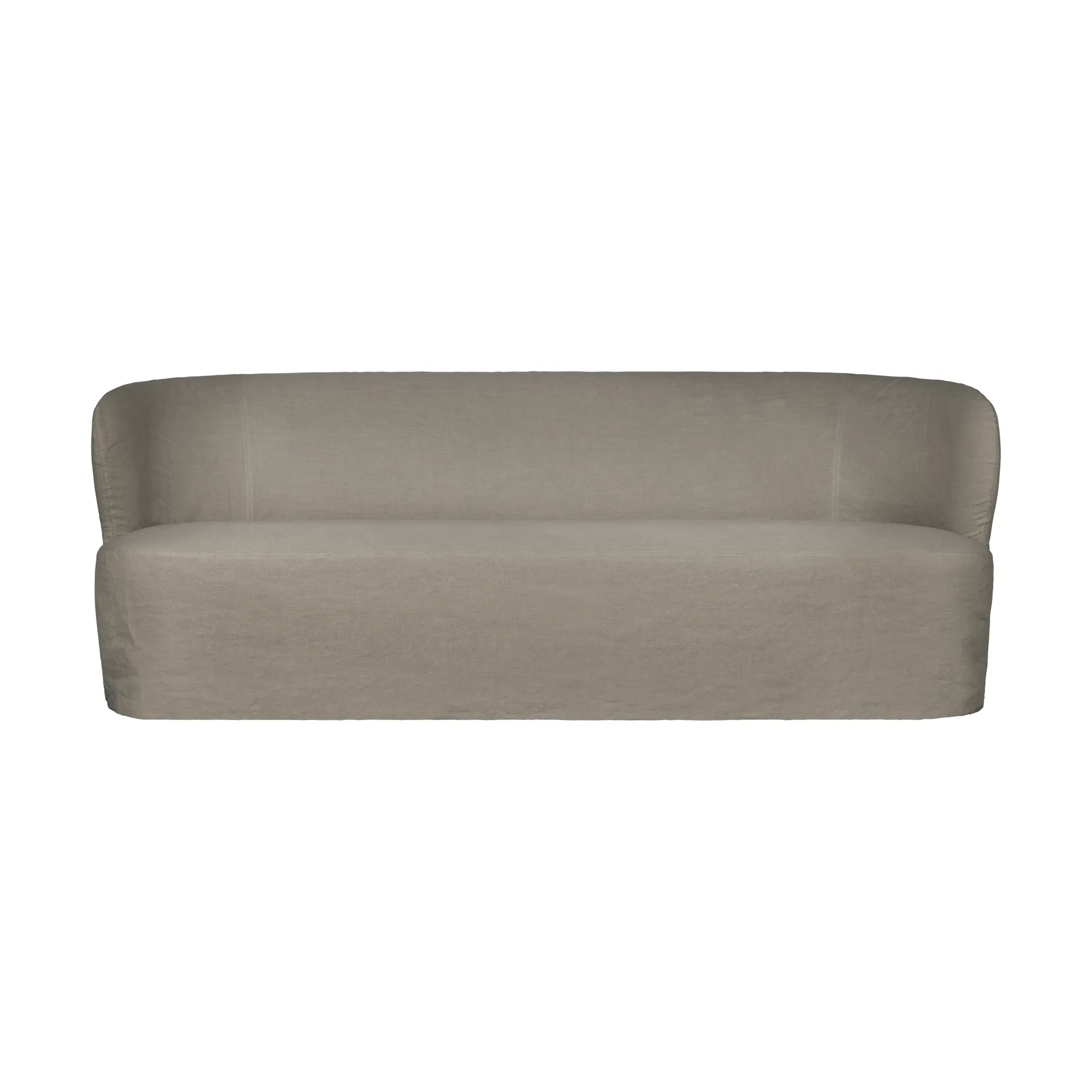 Stay Slipcover sofa, Linen 0024, 220x95 cm, 3-personers sofa GUBI