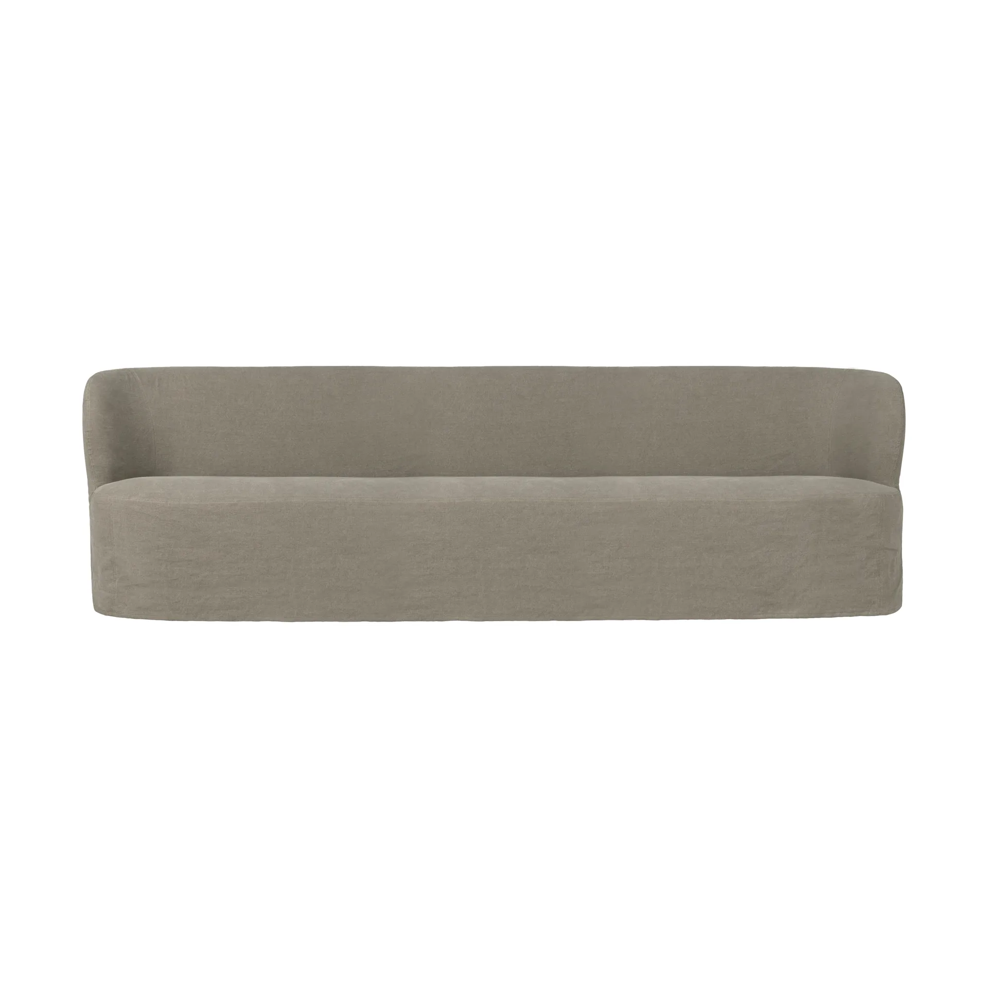 Stay Slipcover sofa, Linen 0024, 260x70 cm, 4-personers sofa GUBI