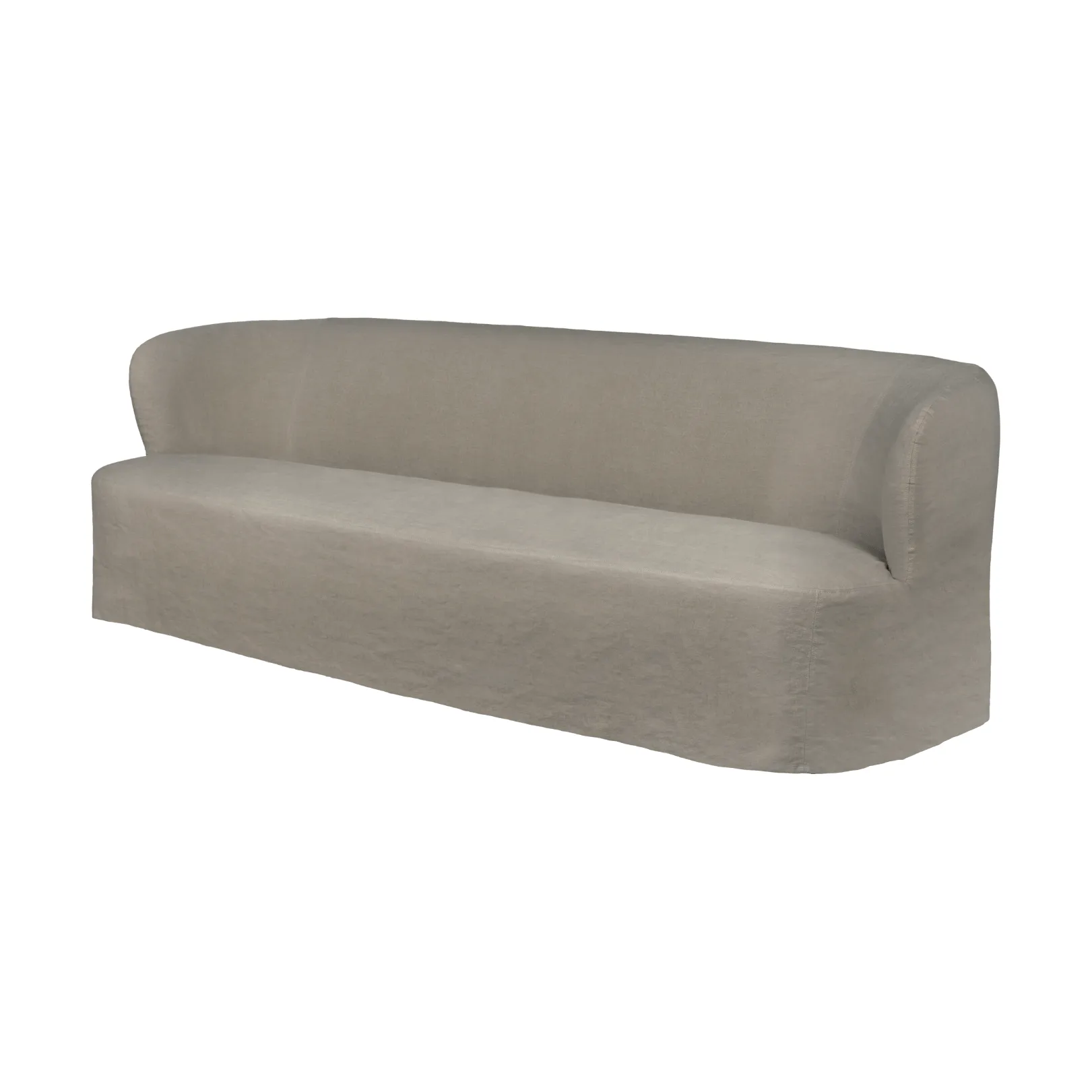 Stay Slipcover sofa, Linen 0024, 260x95 cm, 4-personers GUBI