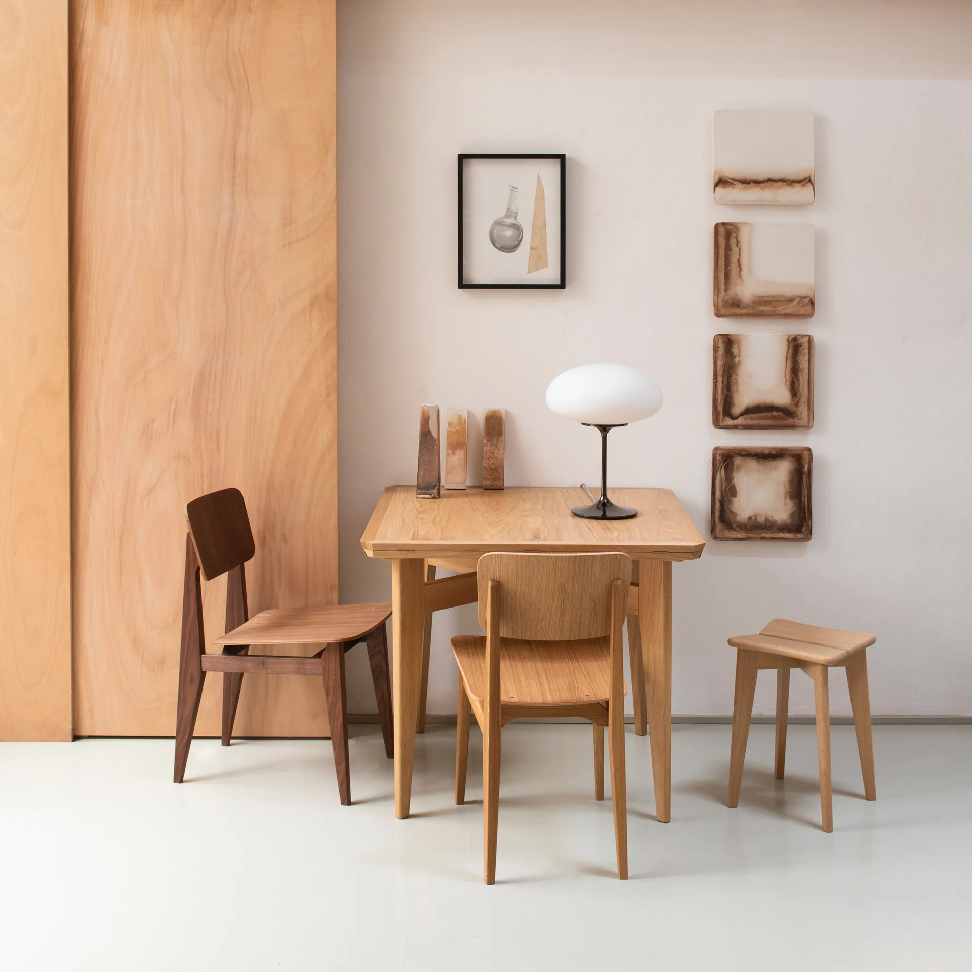 Stemlite bordlampe 42 cm, Black Chrome GUBI