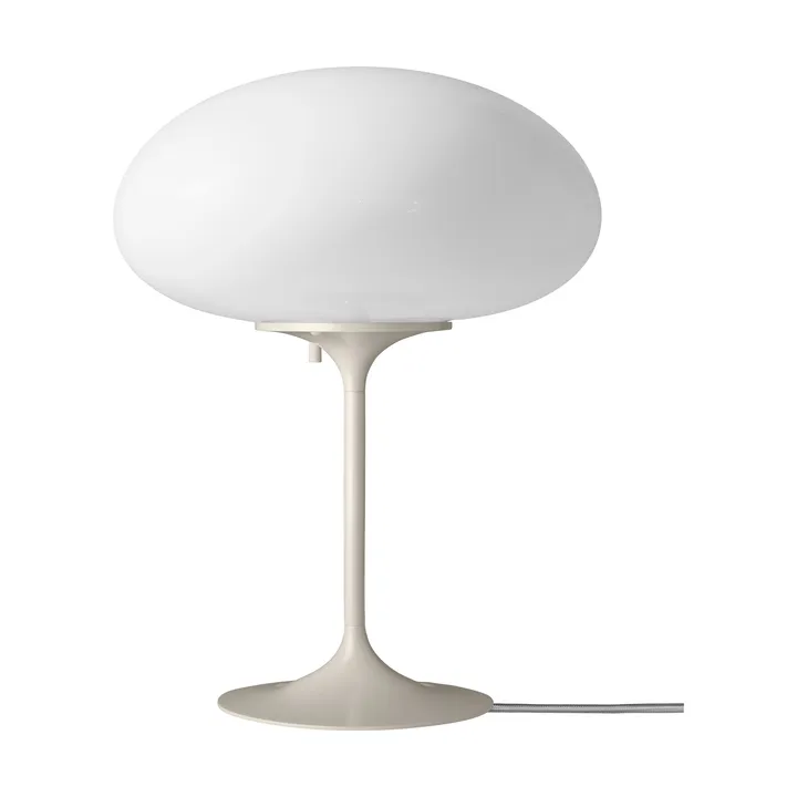 Stemlite bordlampe - Pebble grey-opalglas, 42 cm - GUBI