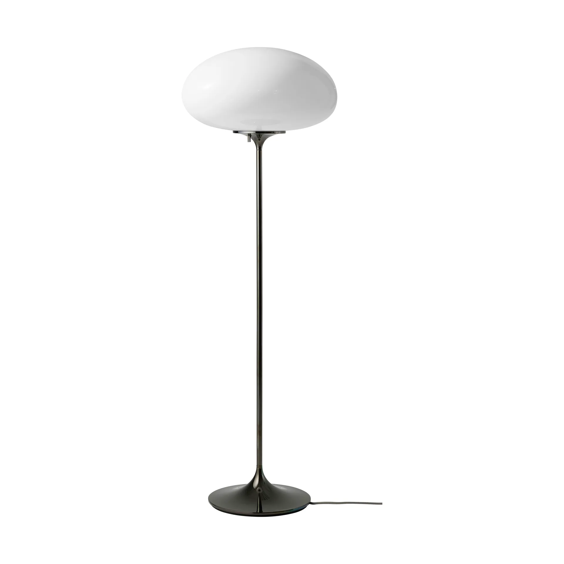 Stemlite gulvlampe, Black chrome-opalglas, 110 cm GUBI
