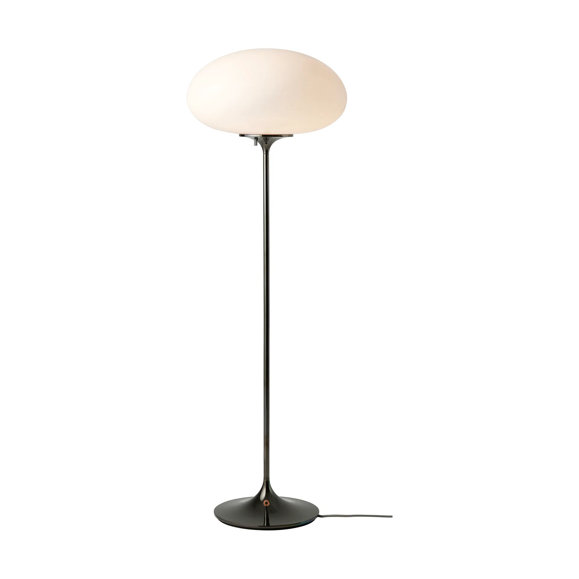 Stemlite gulvlampe, Black chrome-opalglas, 110 cm GUBI