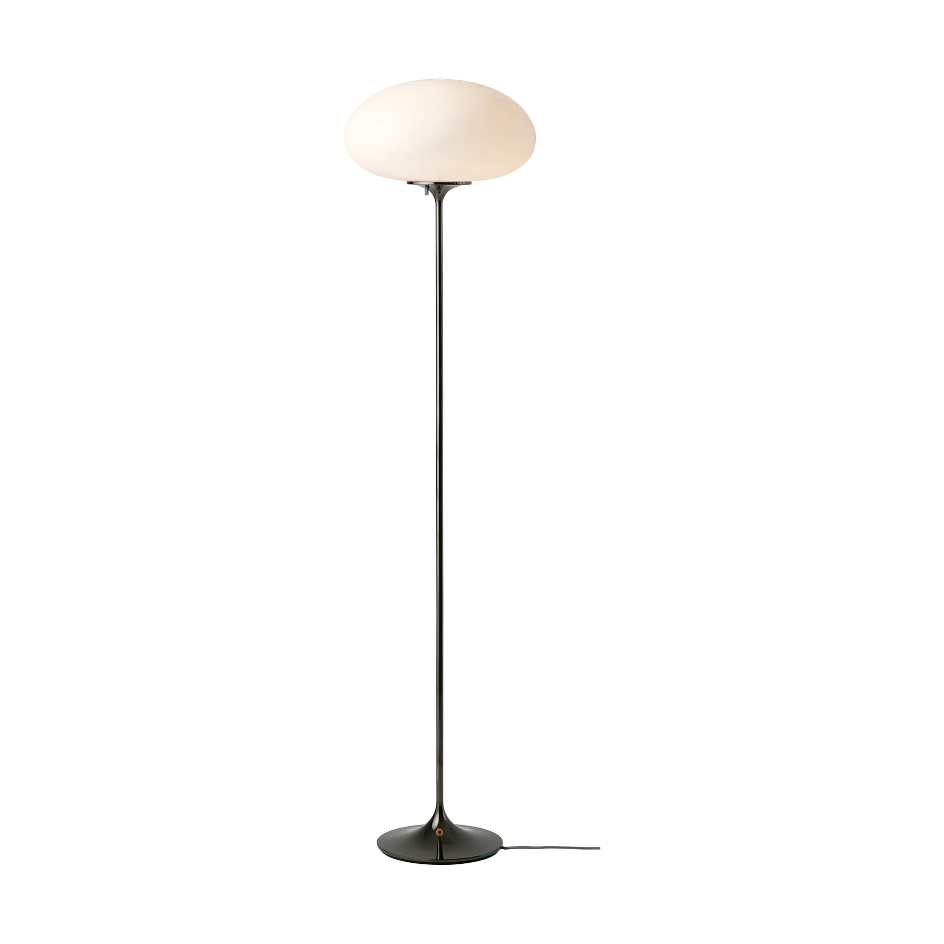 Stemlite gulvlampe, Black chrome-opalglas, 150 cm GUBI
