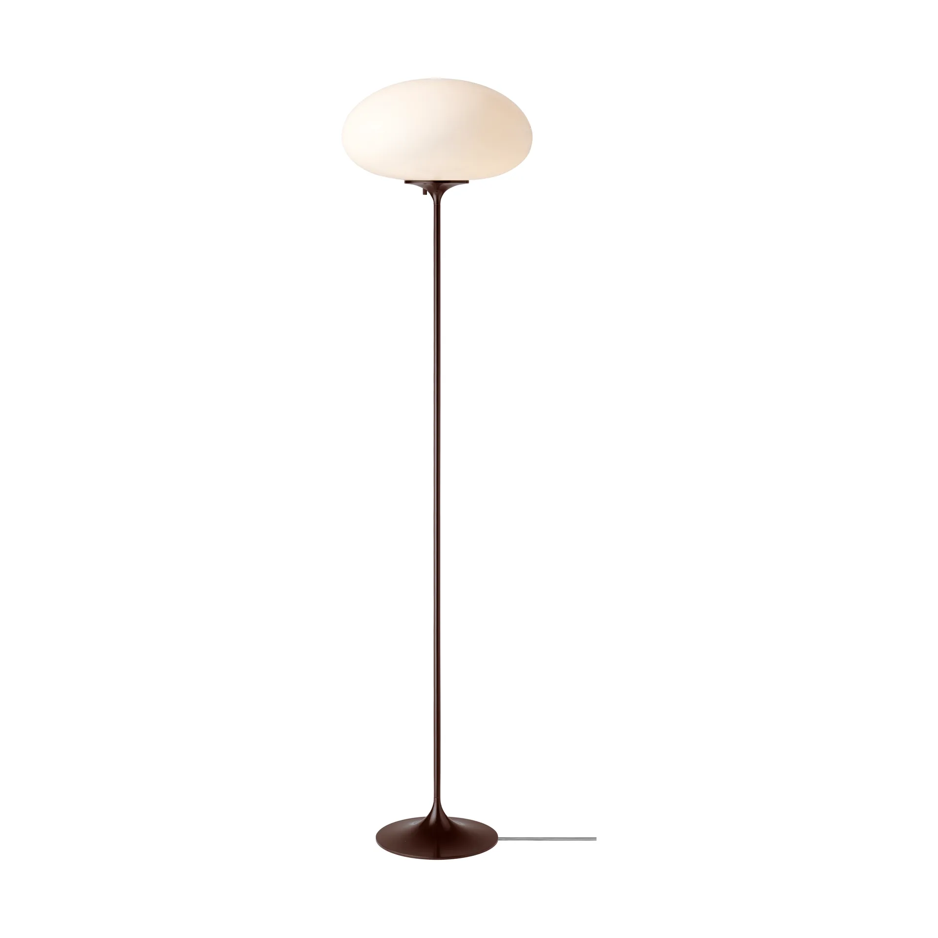 Stemlite gulvlampe, Black red-opalglas, 150 cm GUBI