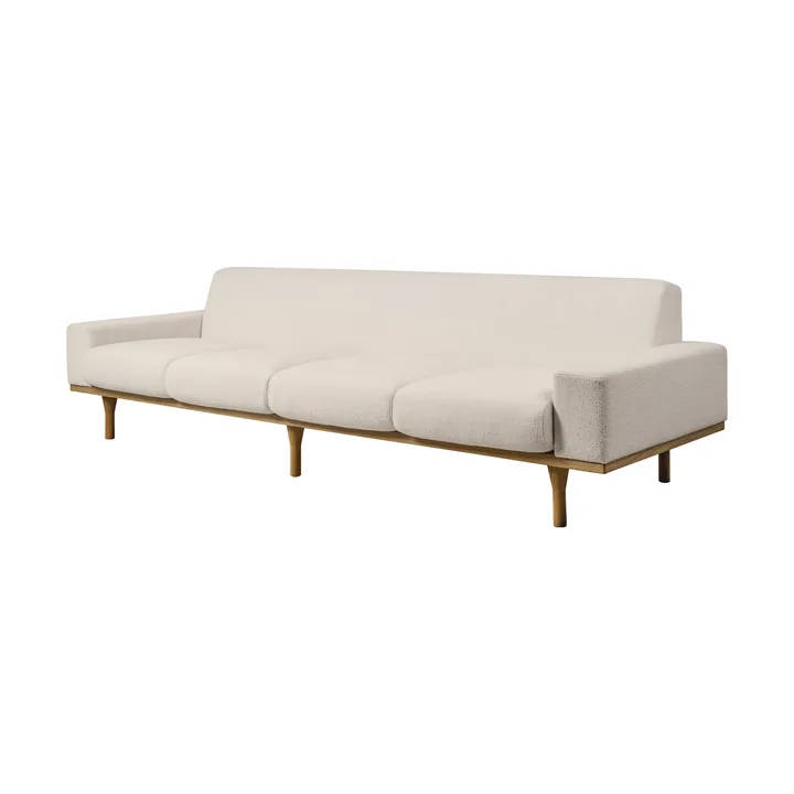 SW50 sofa - Harp 24 Ivory-olieret eg, 4-personers - GUBI