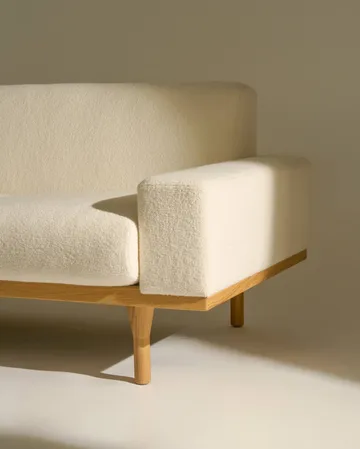 SW50 sofa - Harp 24 Ivory-olieret eg, 4-personers - GUBI