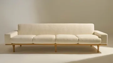 SW50 sofa - Harp 24 Ivory-olieret eg, 4-personers - GUBI