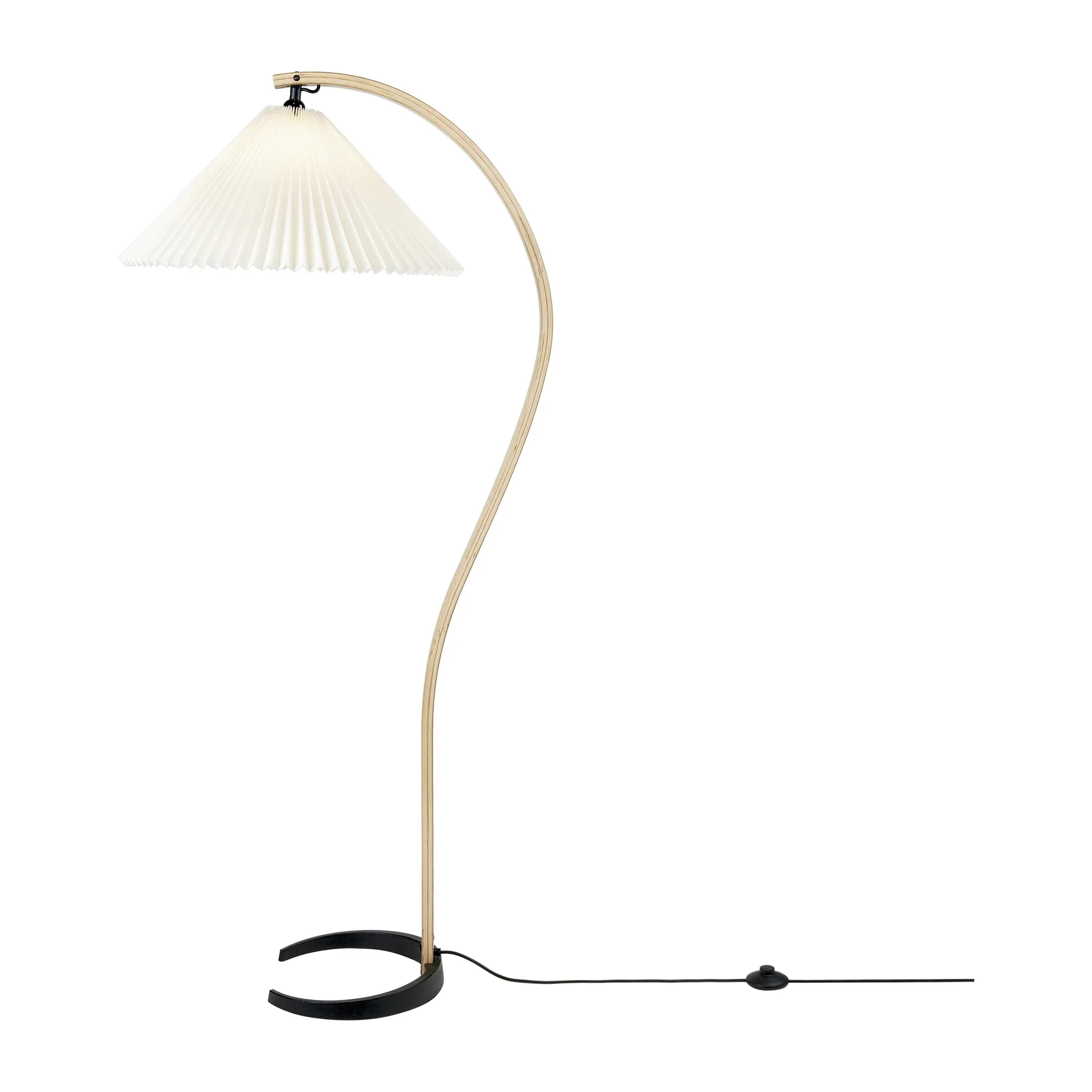 Timberline gulvlampe, Oak/Birch/White GUBI