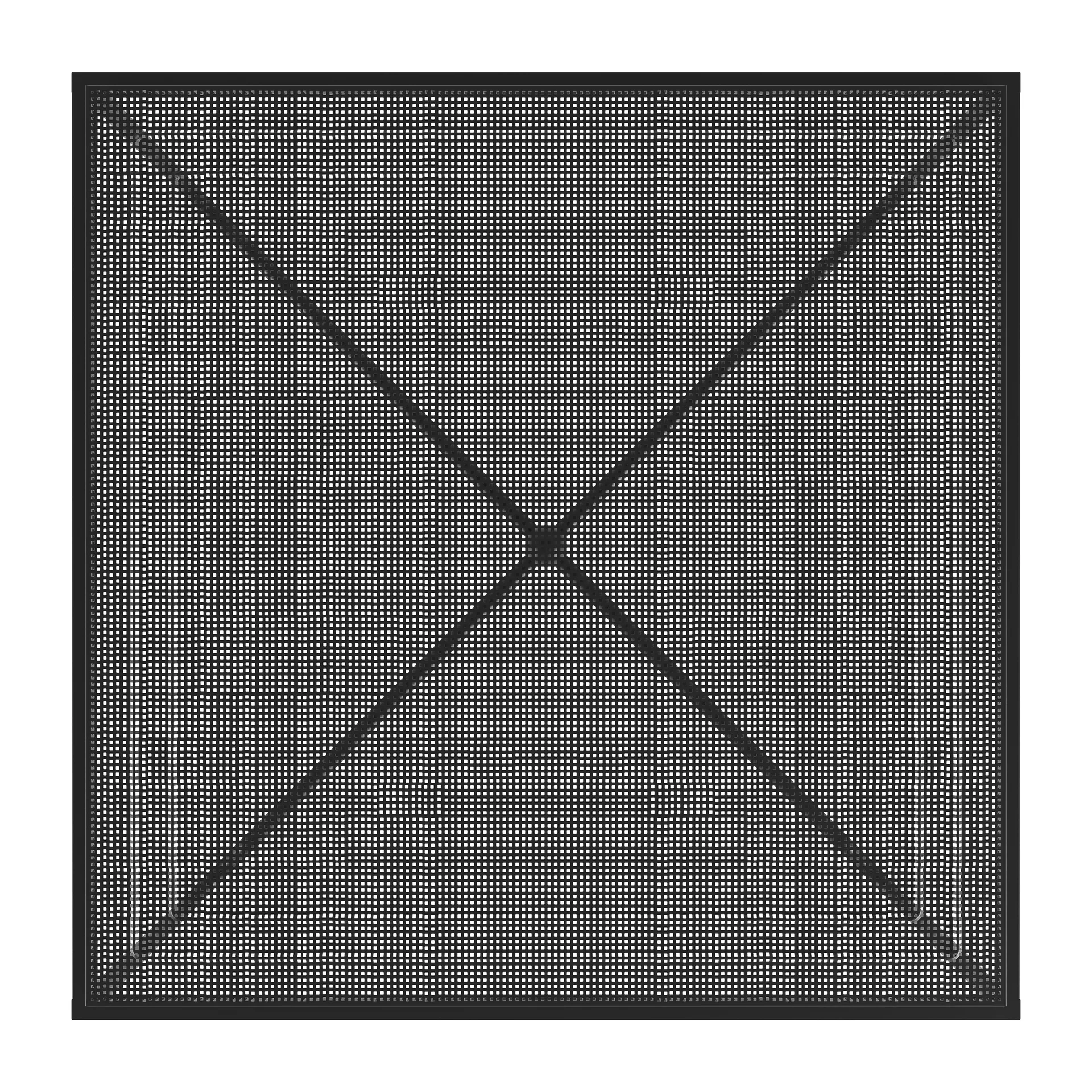 Tropique bord 90x90x75 cm, Classic black GUBI