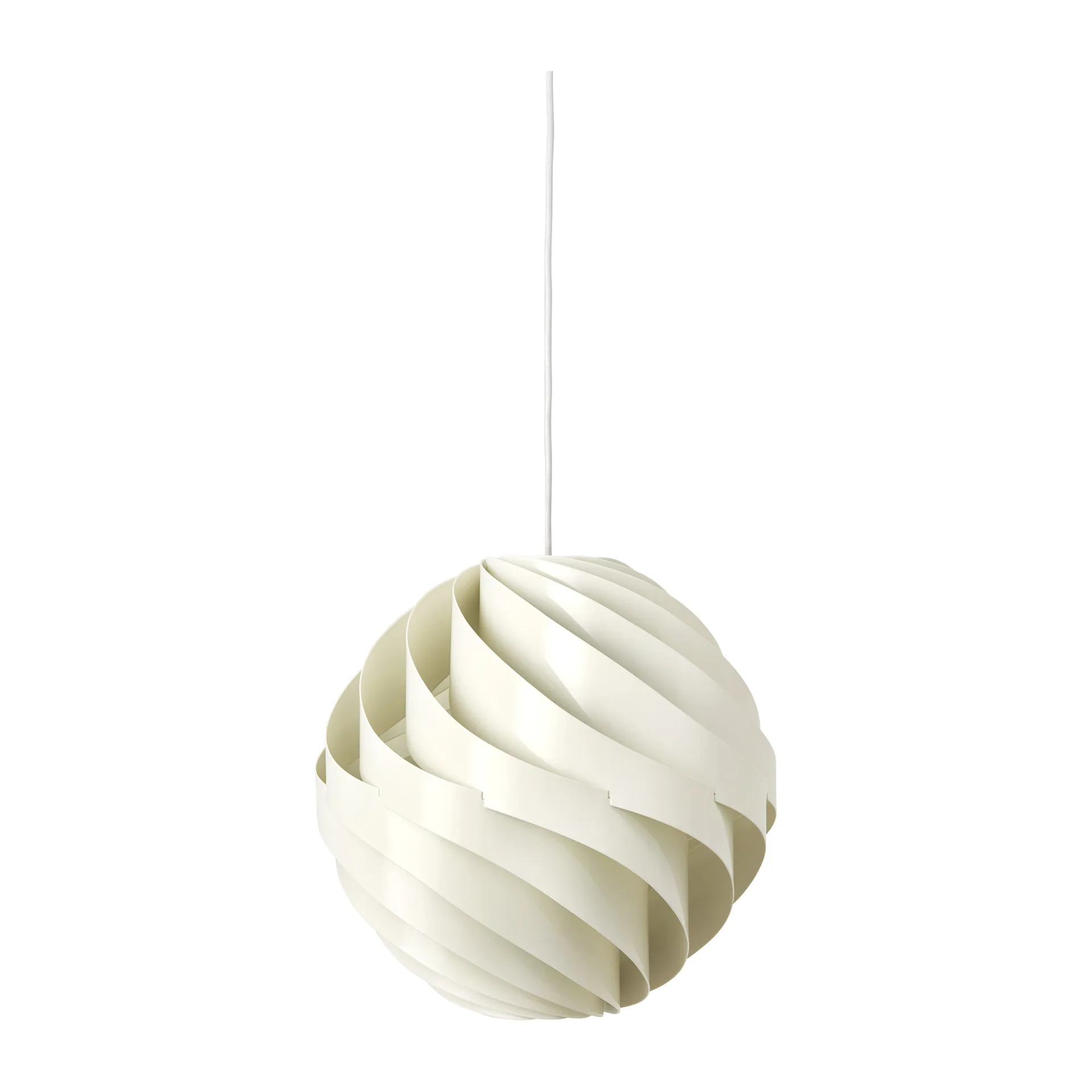 Turbo loftslampe blank Ø36 cm, Alabaster white GUBI