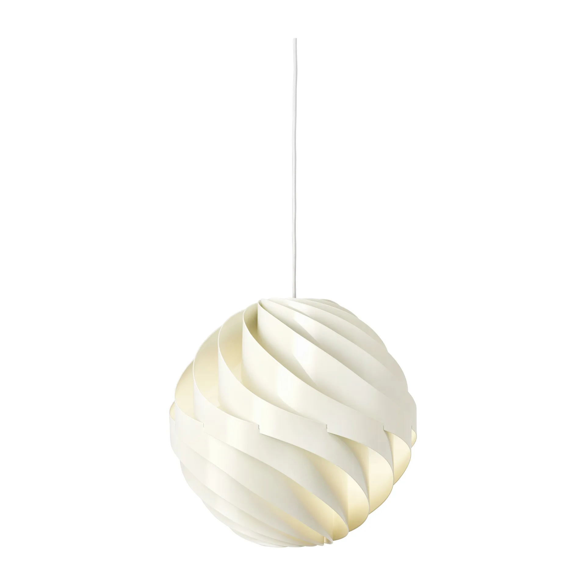 Turbo loftslampe blank Ø36 cm, Alabaster white GUBI