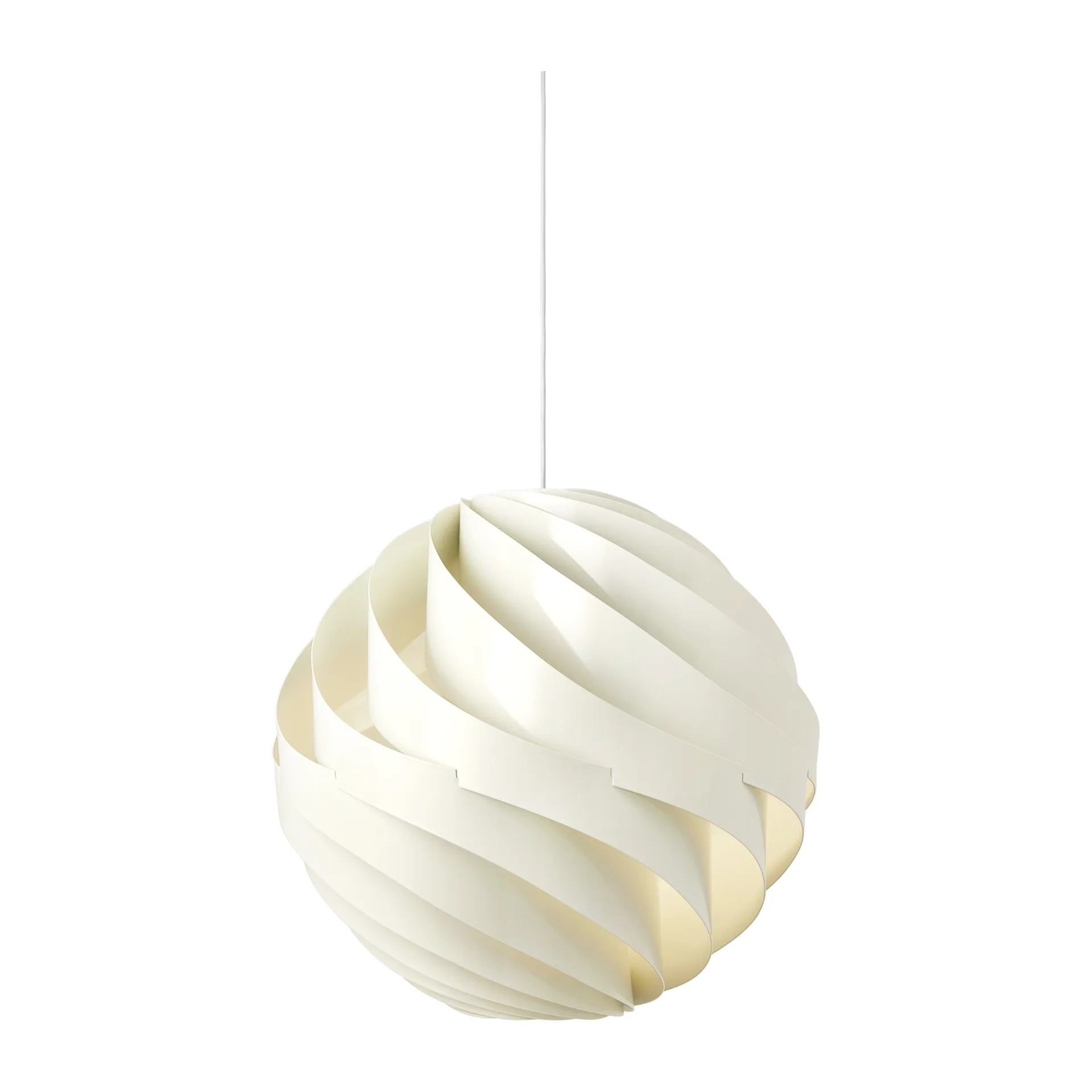 Turbo loftslampe blank Ø62 cm, Alabaster white GUBI
