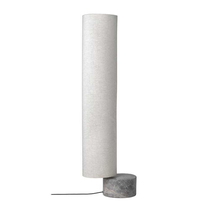 Unbound gulvlampe 120 cm, Canvas-grå marmor GUBI