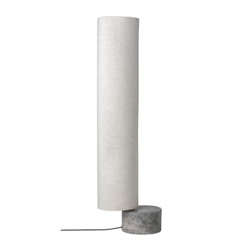 Unbound gulvlampe 120 cm - Canvas-grå marmor - GUBI