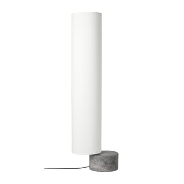 Unbound gulvlampe 120 cm - Hvid-grå marmor - GUBI