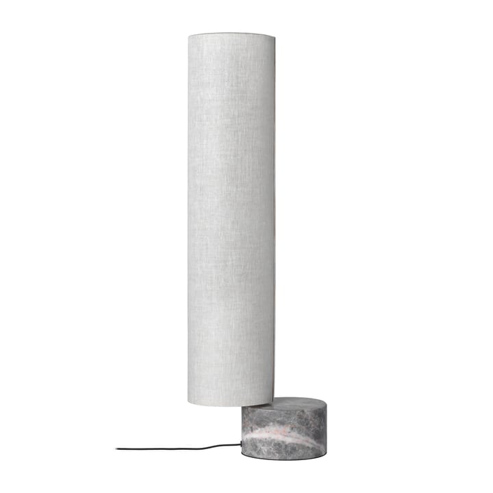 Unbound gulvlampe 80 cm, Canvas-grå marmor GUBI