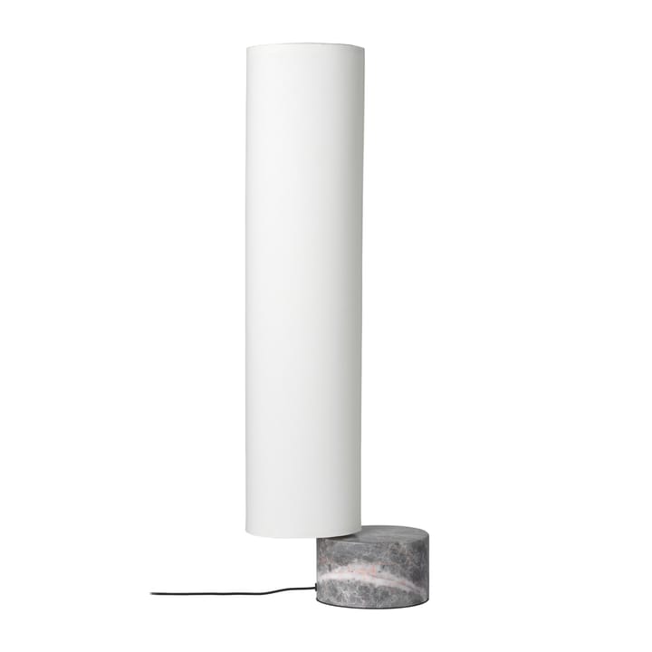 Unbound gulvlampe 80 cm, Hvid-grå marmor GUBI
