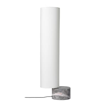 Unbound gulvlampe 80 cm - Hvid-grå marmor - GUBI