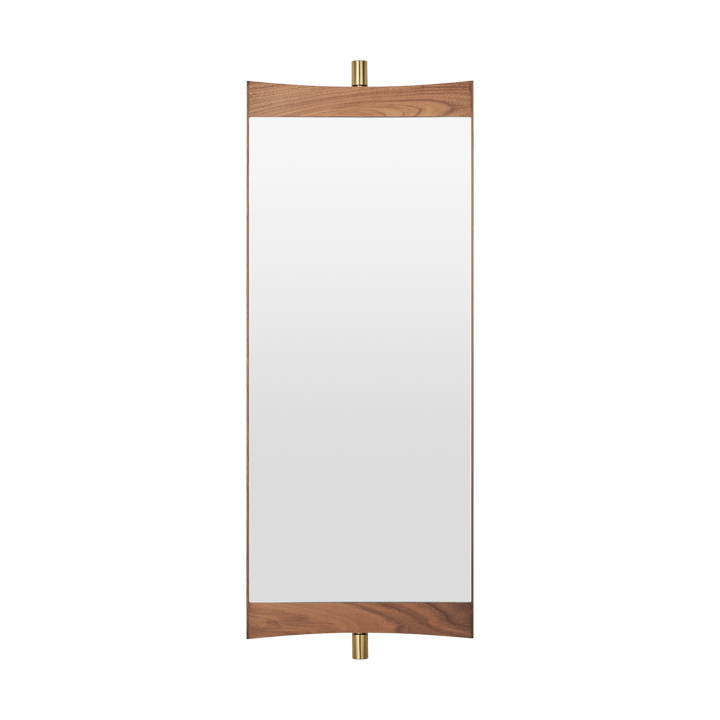 Vanity spejl 1 - Valnød/Messing - GUBI