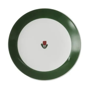 JULIANA tallerken - Rød, uden kant, Ø18 cm - Gustafsbergs Porslinsfabrik