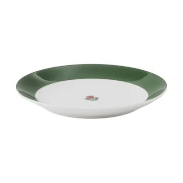 JULIANA tallerken - Rød, uden kant, Ø18 cm - Gustafsbergs Porslinsfabrik