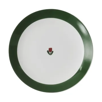 JULIANA tallerken - Rød, uden kant, Ø22 cm - Gustafsbergs Porslinsfabrik