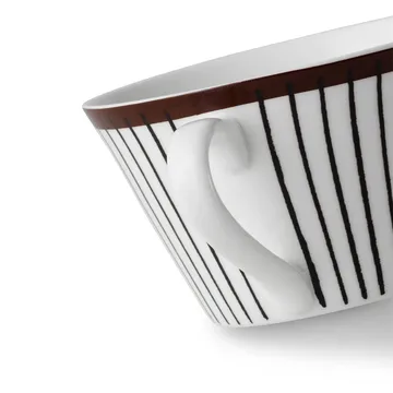 Ribb kaffekop - kaffekop og underkop - Gustafsbergs Porslinsfabrik