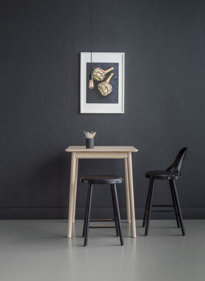 Colibri barstol 63 cm, Eg sort bejdset-sort hynde Hans K