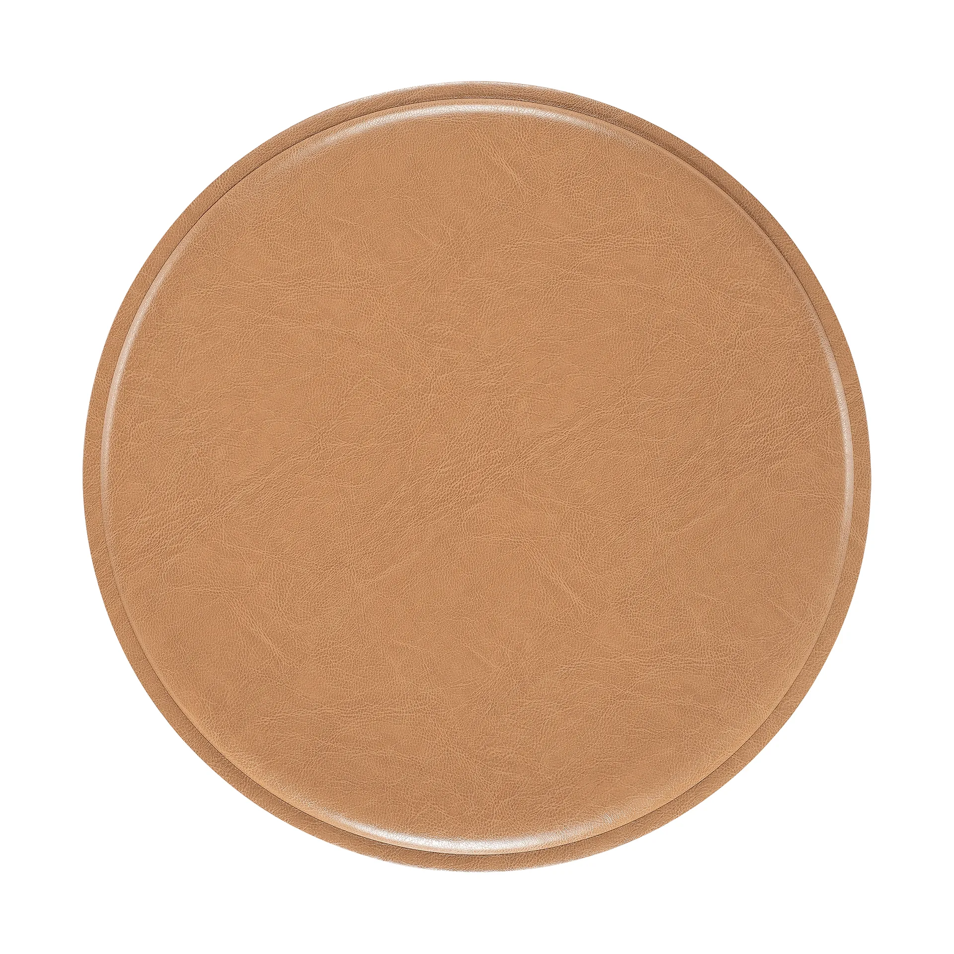 ZigZag hynde skammel/barstol, Bonded læder camel Hans K
