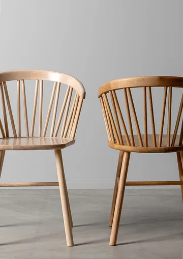 ZigZag loungestol - Ask blond bejdset - Hans K