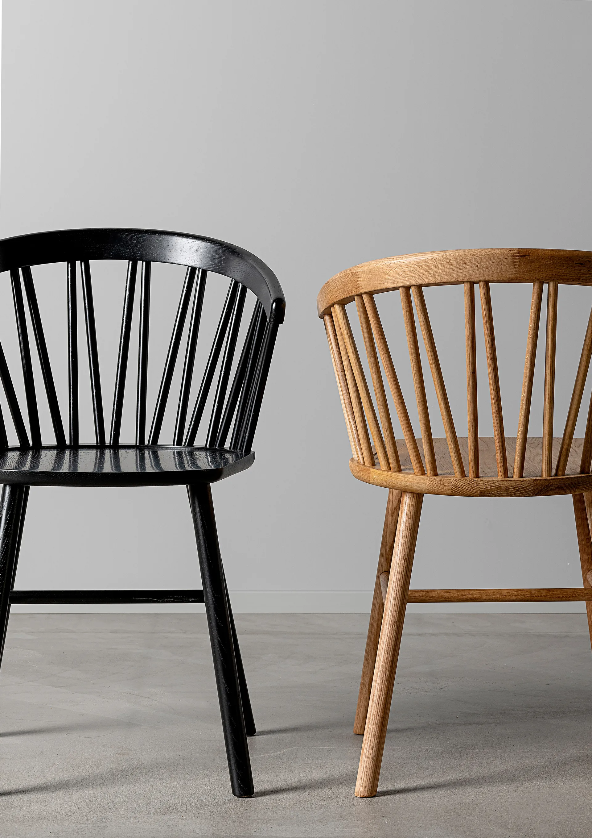 ZigZag loungestol, Ask sort bejdset Hans K