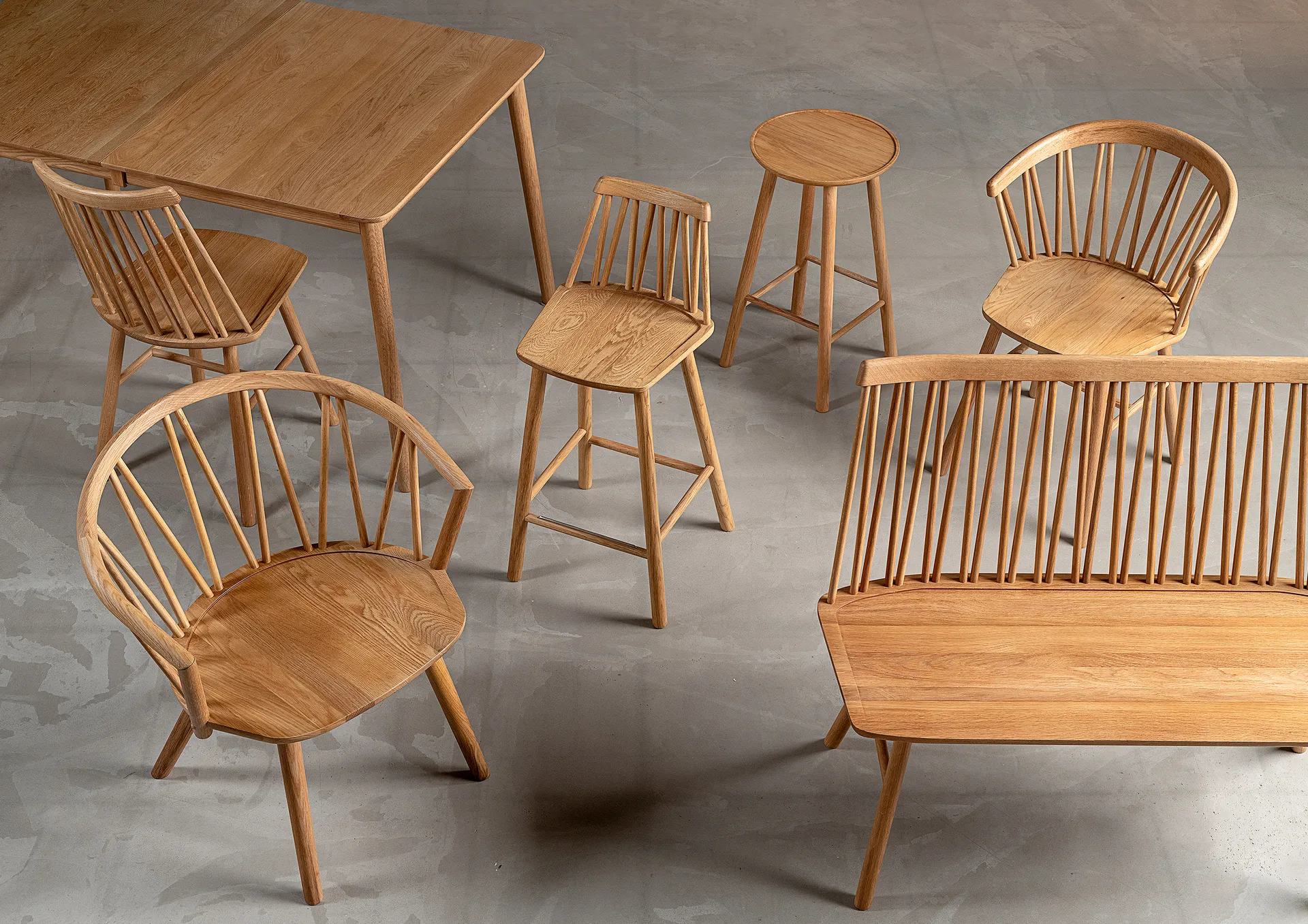 ZigZag sofa, Eg olieret Hans K