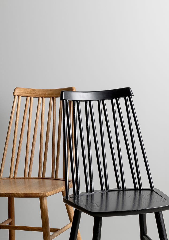 ZigZag stol, Ask sort bejdset Hans K