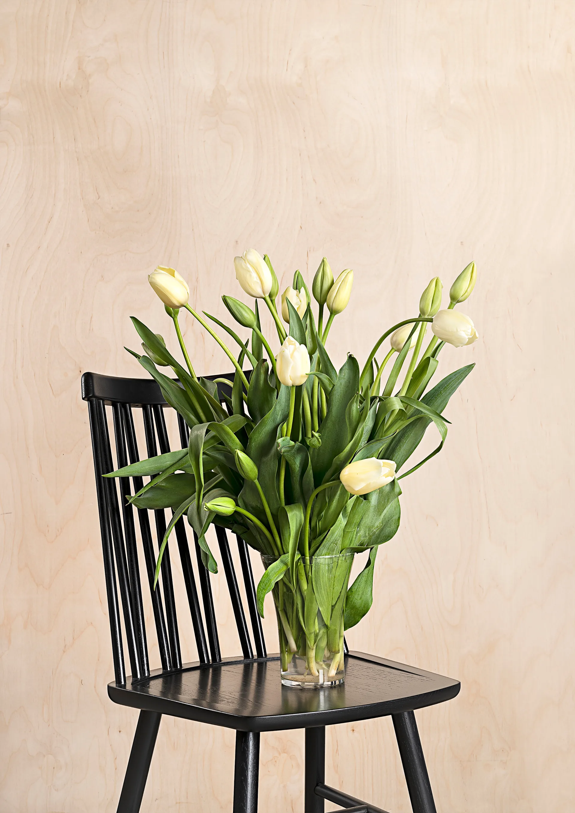 ZigZag stol, Ask sort bejdset Hans K