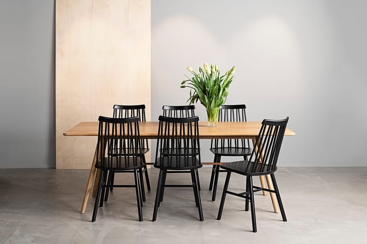 ZigZag stol, Ask sort bejdset Hans K