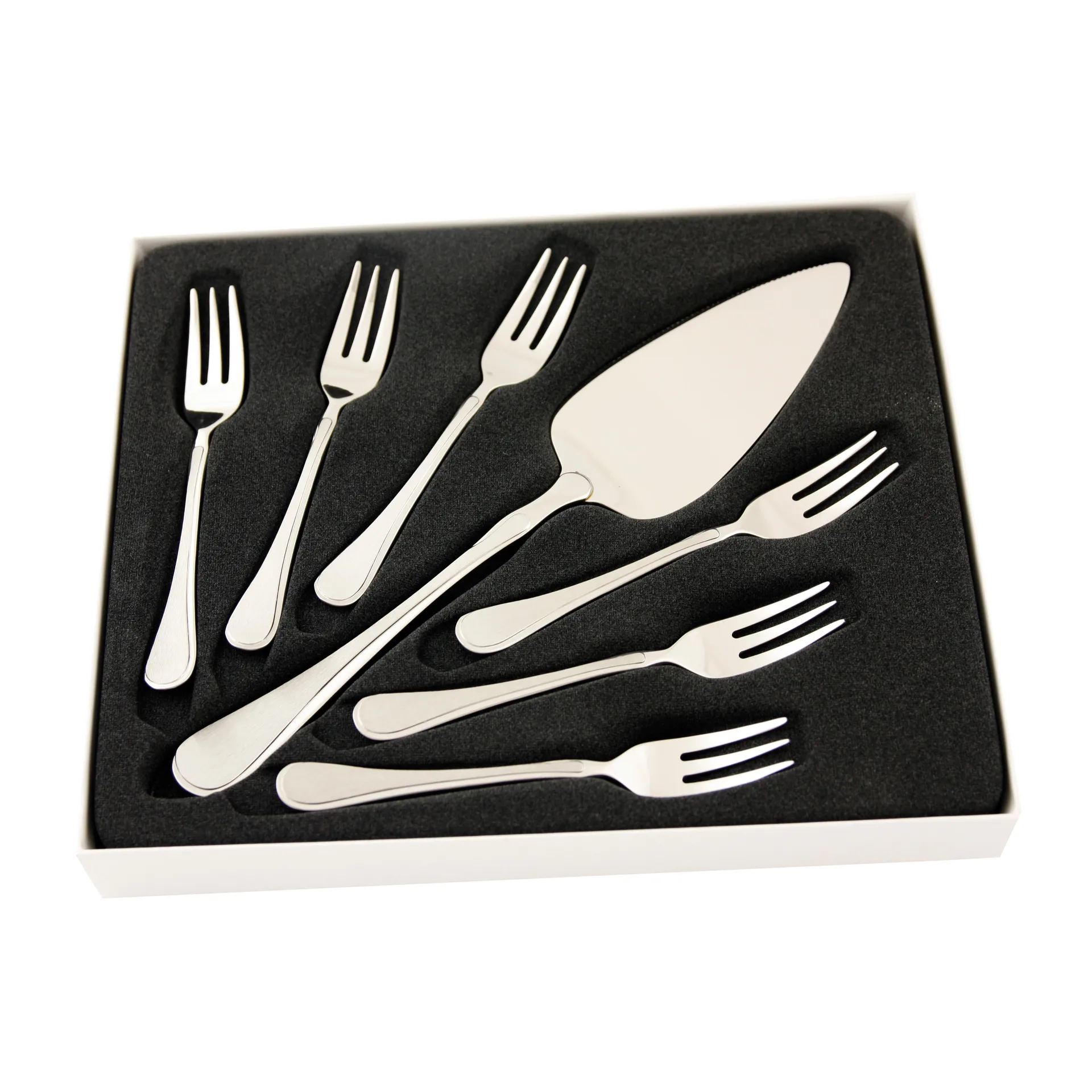 Carina kagesæt 7 dele, rustfrit stål Hardanger Bestikk