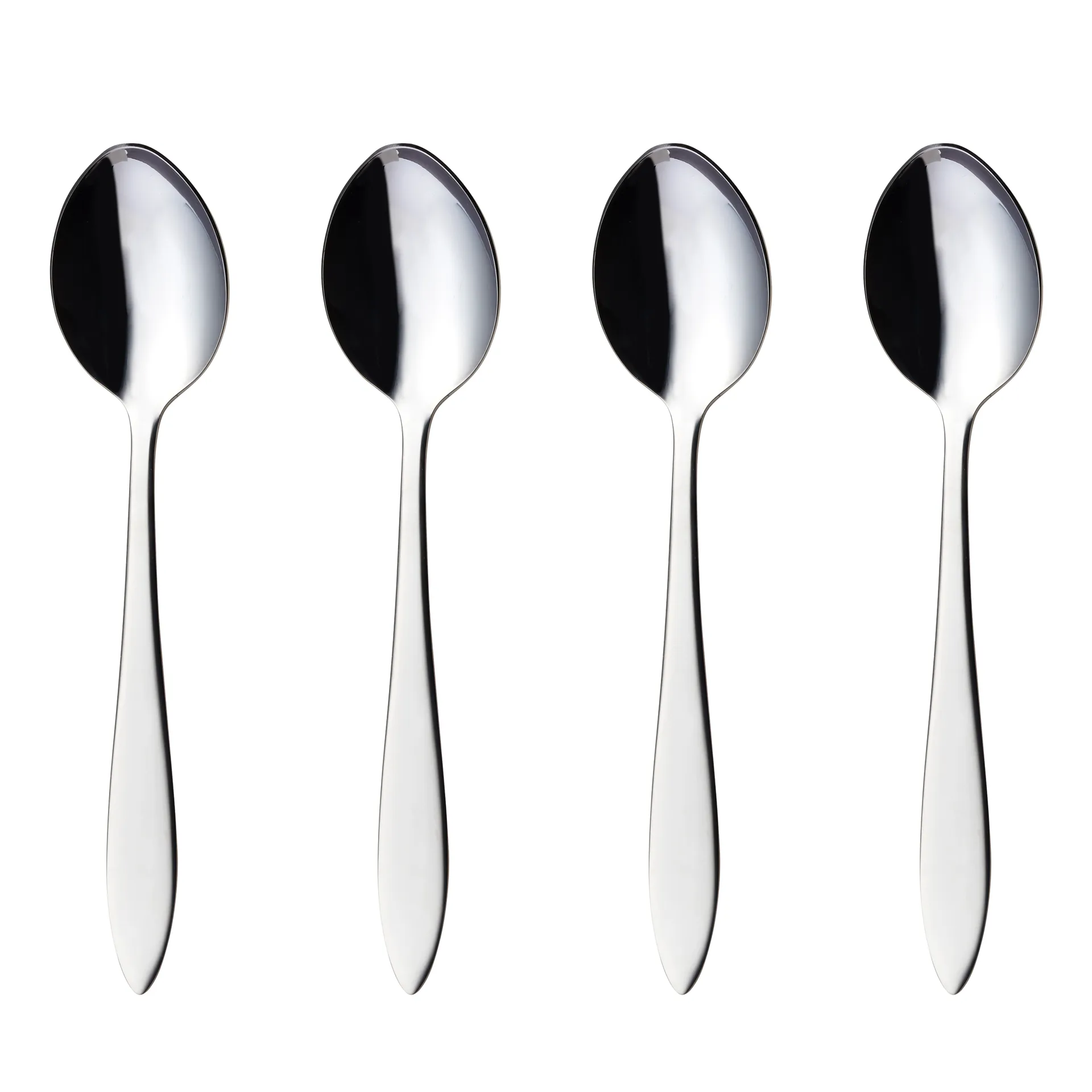 Fjord dessertske 4 dele, rustfrit stål Hardanger Bestikk