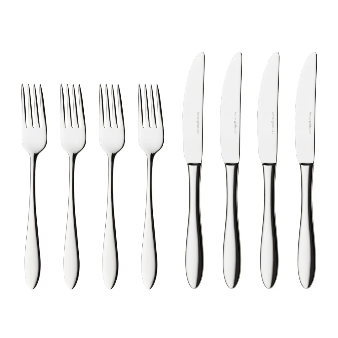 Fjord forretsbestik 8 dele, rustfrit stål Hardanger Bestikk