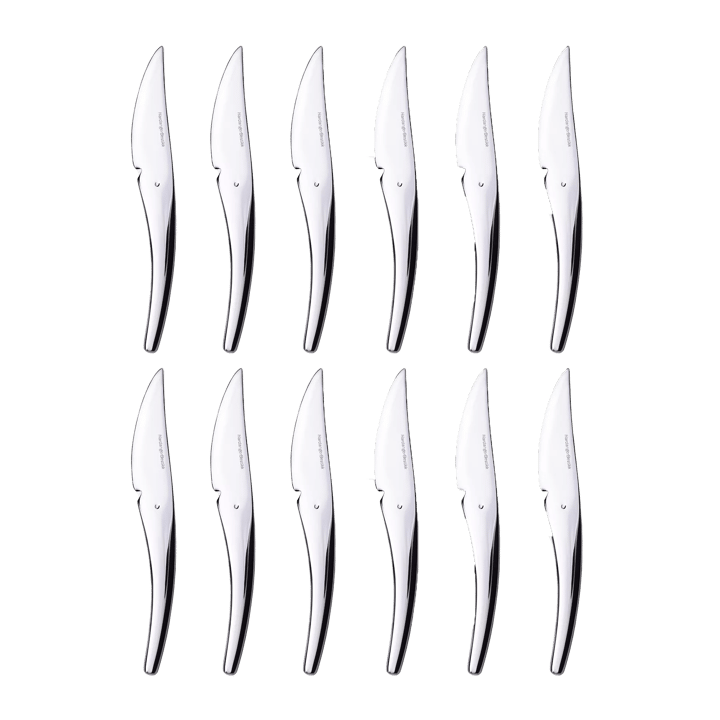 Hardanger frugtkniv 12-pak - Rustfrit stål - Hardanger Bestikk