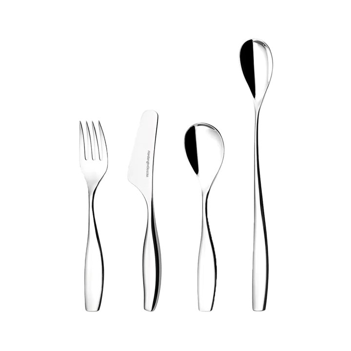 Juila børnebestik 4 dele - Rustfrit stål - Hardanger Bestikk