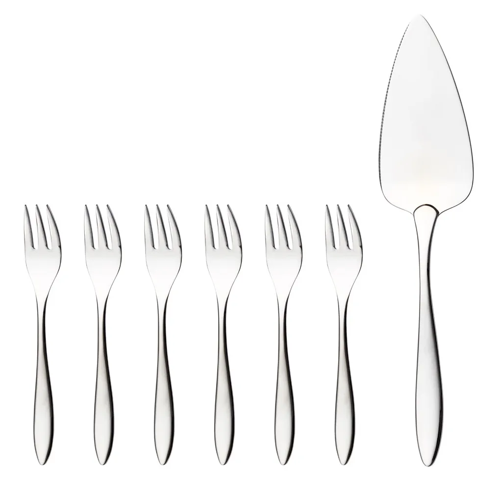 Maria kagesæt 7 dele, 7 dele Hardanger Bestikk