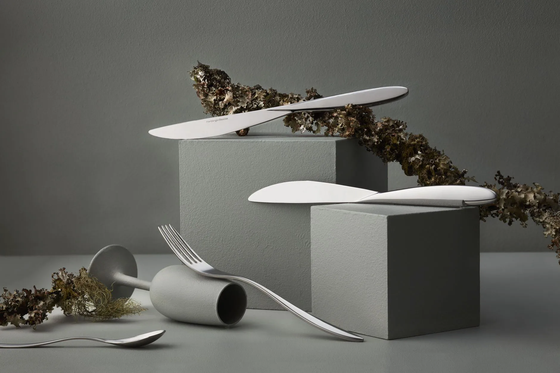 Maria serveringssæt 5 dele, Rustfrit stål Hardanger Bestikk