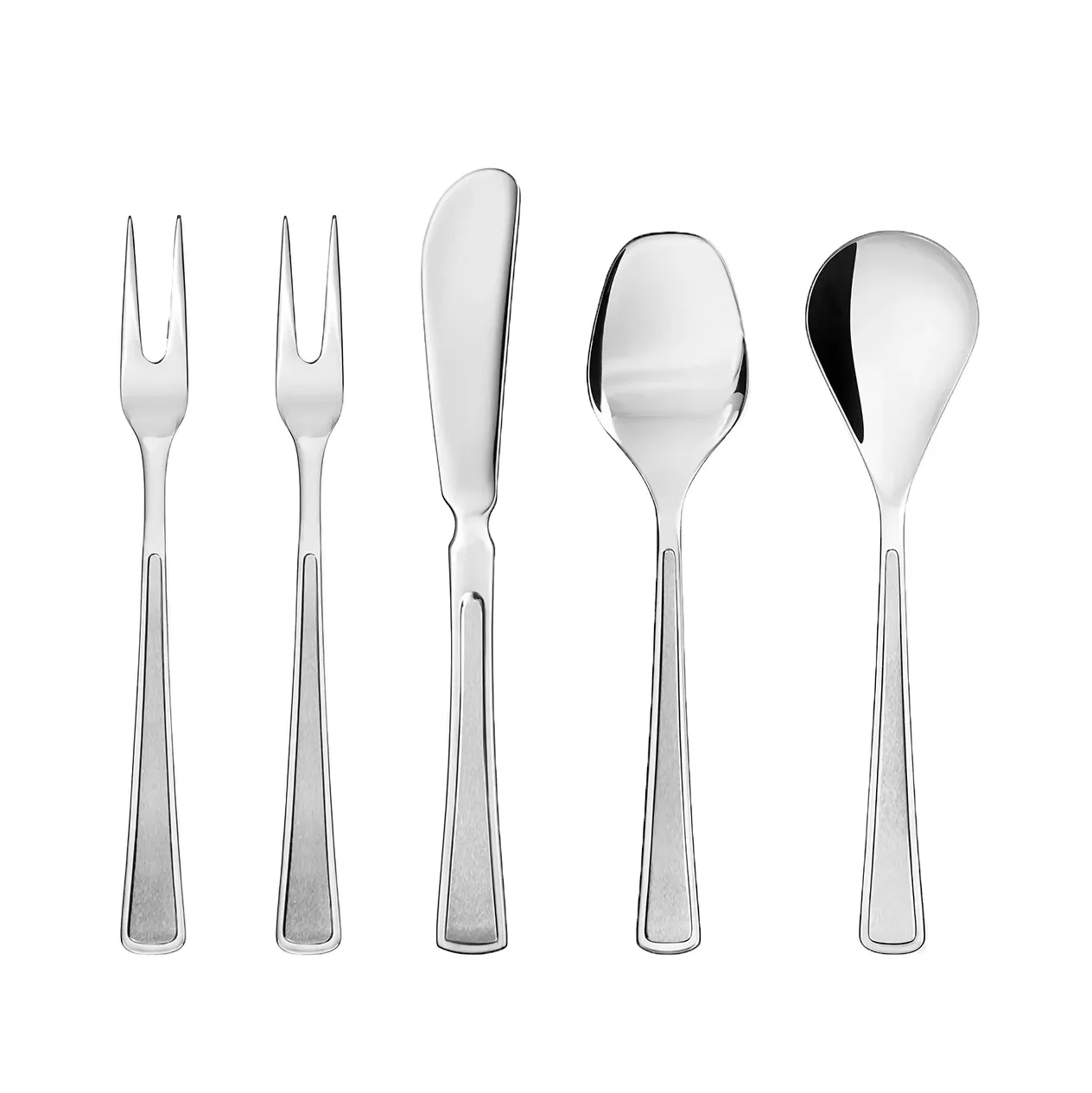 Ramona morgensmadsæt bestik 5 dele, Rustfrit stål Hardanger Bestikk