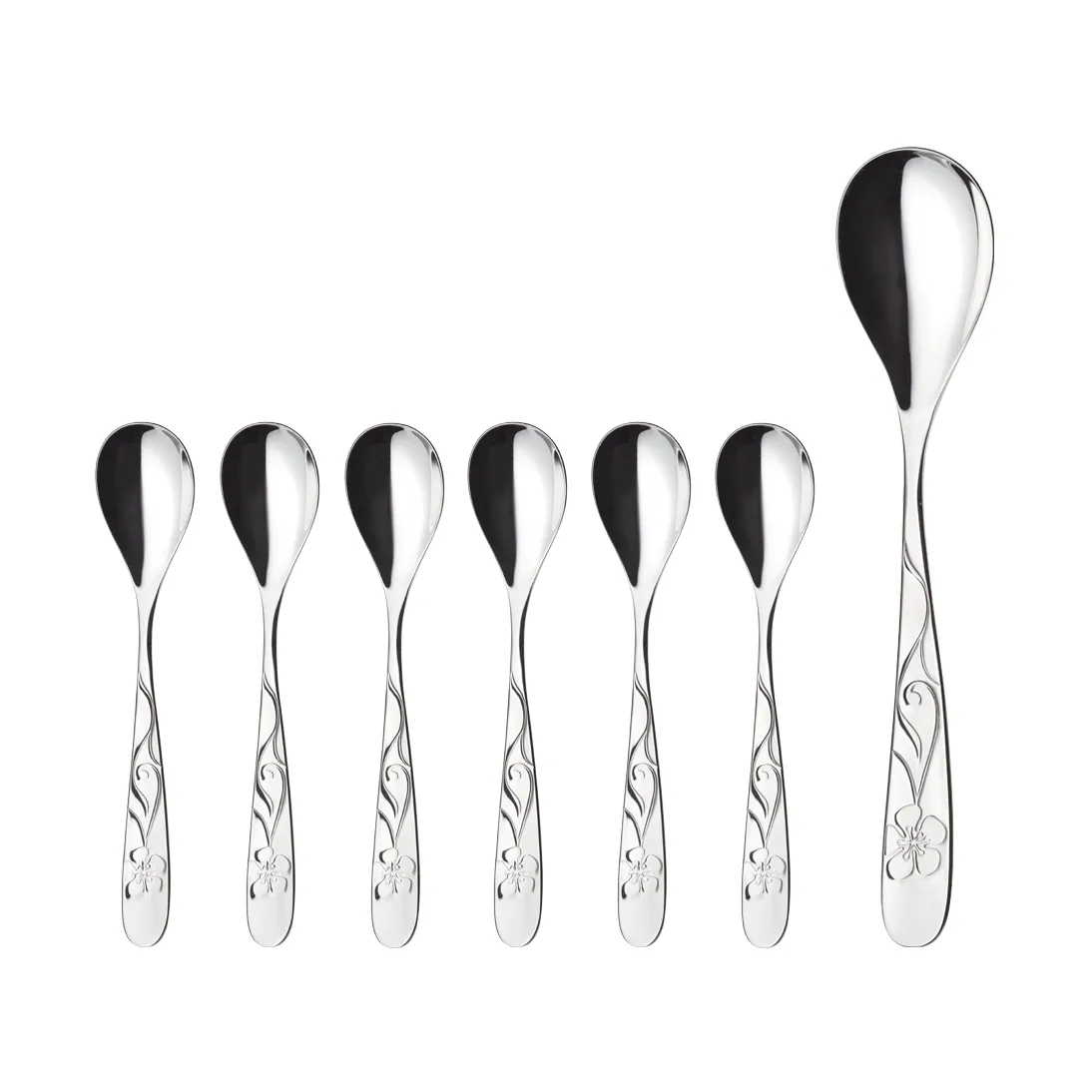 Sanna dessertsæt, 7 dele Hardanger Bestikk