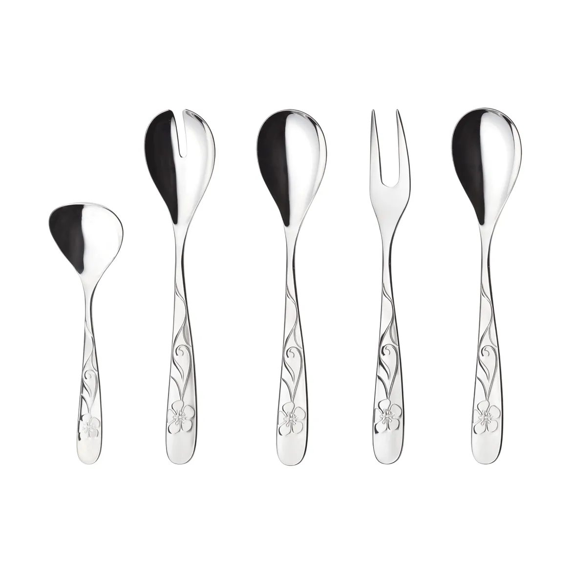 Sanna serveringssæt, 5 dele Hardanger Bestikk