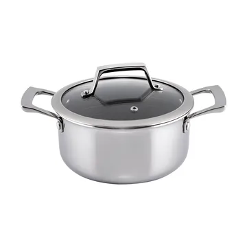 Hâws Santo hybrid coating gryde med låg 2,2 L - Rustfrit stål - Hâws
