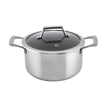 Hâws Santo hybrid coating gryde med låg 3,4 L - Rustfrit stål - Hâws