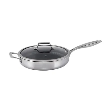 Hâws Santo hybrid coating traktorpande med låg - Rustfrit stål - Hâws