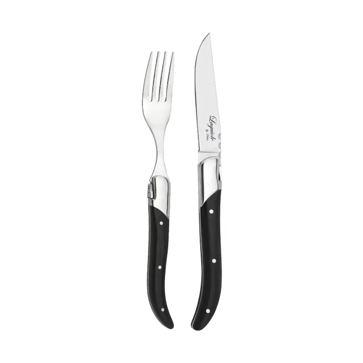 Laguiole By Hâws grillbestik 12 dele - Black Wood - Hâws